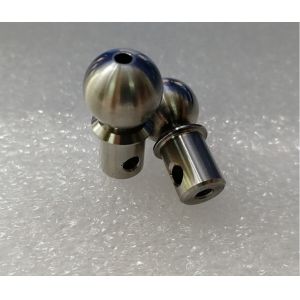 High Precision Cnc Machining Services Titanium Ball Head Kingpin Racing
