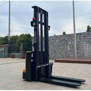 Electric Walkie Stacker 1500kg Load Capacity 3M Lift Height