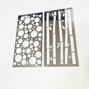 Customized Laser Engraving And Cutting Pattern For Energy Home Border Design