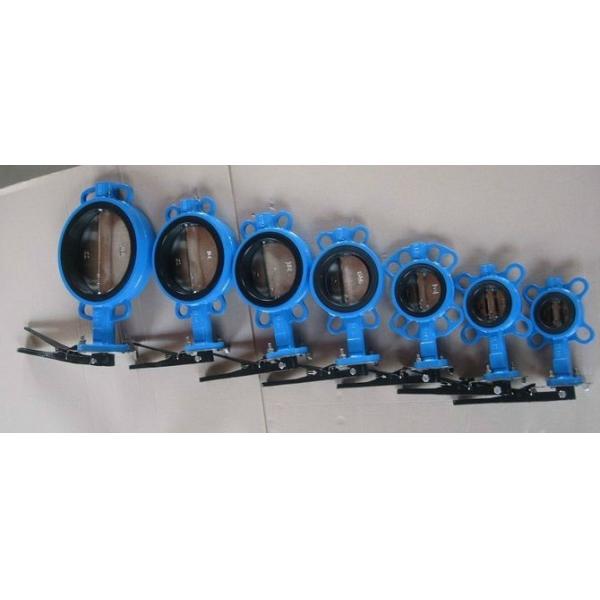 Sewage Butterfly Valve Wafer Cast Iron Body EPDM Seat Lever Operator,CI,PN10,JIS 10K