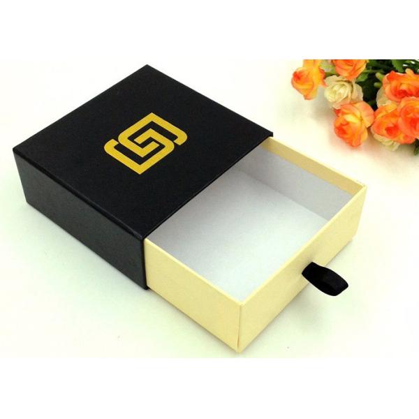 Quality Recycled Paper Gift Boxes , CMYK / Pantone Color Sliding Drawer Gift Boxes wholesale