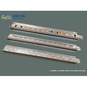 Cheap T grid system for PVC gypsum ceiling/False Ceiling T Grid Suspension System for sale