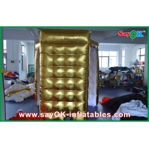 Inflatable Photo Booth Rental 2.5m X 2.5m X 2.5m Golden Inflatable Photo Booth