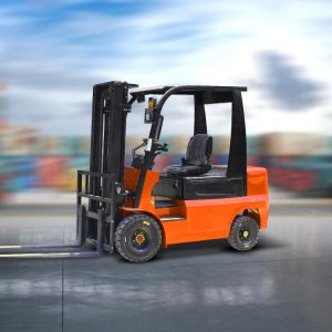 High Quality Electric Forklift Self Loading Stacker Fork Lift Truck Hydraulic