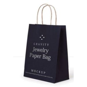 Embossed Printing Paper Bag 250gsm Printed Paper Carrier Bags
