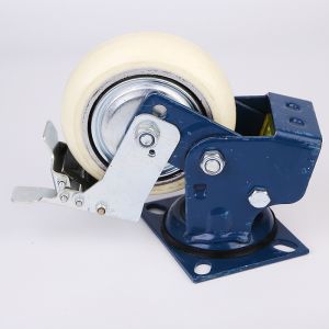 Medium Duty Shock Absorption Wheel Castor with 100mm Diameter and Maximum Load