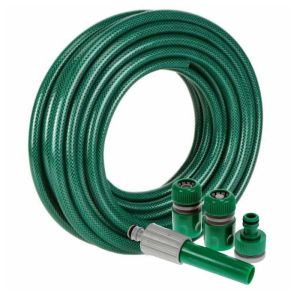 China Factory Produce PVC Fiber Reinforced Hose Pipe / Braided Transparent Flexible PVC Garden Hose on sale