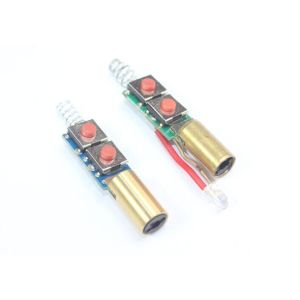 Cheap Cheap 650nm red dot laser module with spring and switch for sale