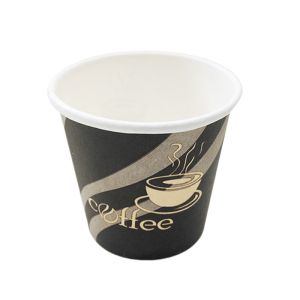 Cheap One Time 2.5 Oz Hot Paper Cups Water Proof For Coffee PE Coated Insulated for sale
