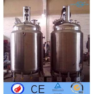 Agitator Blending Heated Reactor Pressure Vessel Double Jacket