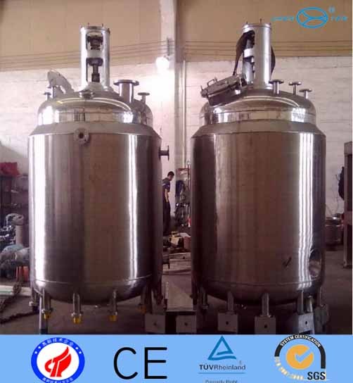 Quality Agitator Blending Heated Reactor Pressure Vessel Double Jacket wholesale