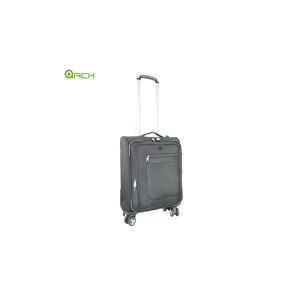 China 1680D Imitation Nylon Soft Sided Luggage with Two Front Pockets on sale