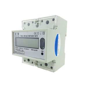 White Color Single Phase Energy Meter Watt Hour Meter With Three Tariffs ,