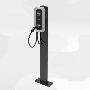Bluetooth Enabled 7kW AC EV Charging Station with LCD Display and Multiple