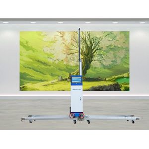 Single Printing Head 9600DPI High Definition Oil Paints Wall Mural Printer