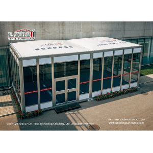 Large Modular Tent For Events With Glass Wall Wind Loading 120km / Hour