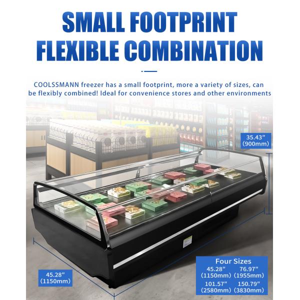 Promotion Counter Fruits And Vegetables Display Fridge Supermarket For Sale