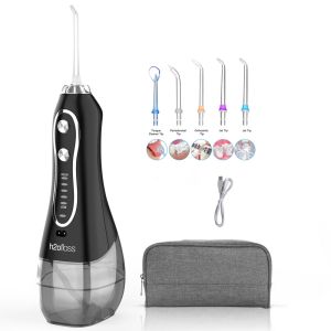 Multimode Oral Irrigator Water Flosser IPX7 Waterproof With Lithium Battery