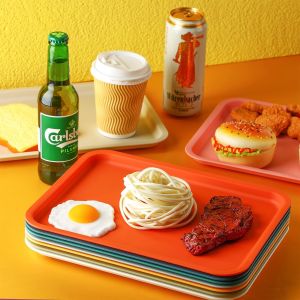 Plastic Fast Food Trays Bulk Restaurant Serving Trays Cafeteria Trays Grill Tray
