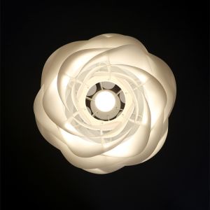 Danish Designer White Rose Chandelier For Bedroom Living Room Hudgins Designer