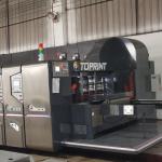 60mm Box Folder Gluer Machine Fully Computerized Control folding gluing 300Sheet