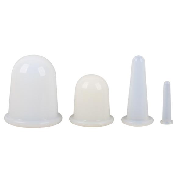 Custom Logo 4 In 1 Silicone Facial Massage Cups Face Lifting Mini Anti Aging
