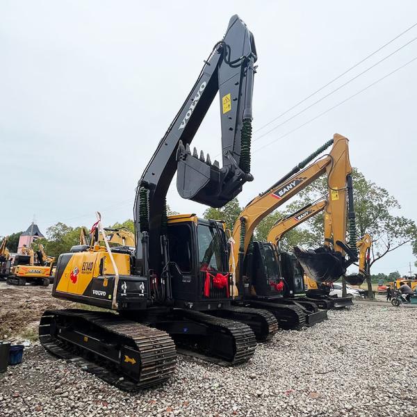 Mini Used Volvo EC140 Excavator 1.0m3 Bucket Capacity 250L Fuel Tank