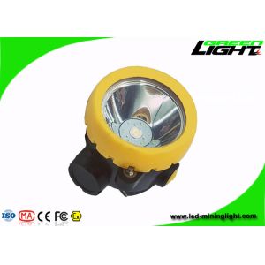 Cheap Button Switch Cordless Mining Lights , Plug - In Charging LED Mining Cap Lamp for sale