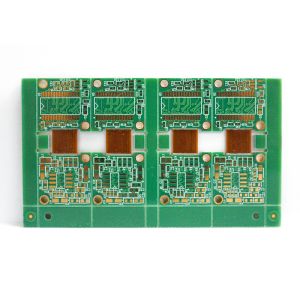 4 Layer Rigid Flex Printed Circuit Board With FR4+PI EING Insdutrial PCB