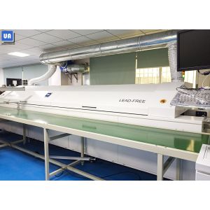 Hot Air SMT Reflow Oven 10 Heating Zone For DIP Production Line