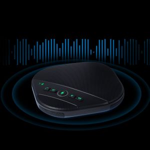 5.8G Ex2 DIP6 USB Wireless Conference Speakerphone 65dB AEC For Music Phonecalls