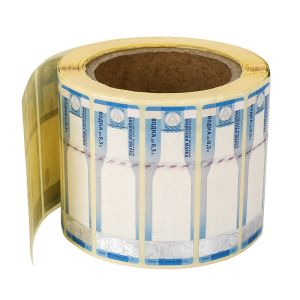 Custom Paper Stickers Permanent Adhesive Digital Printing Serial Number