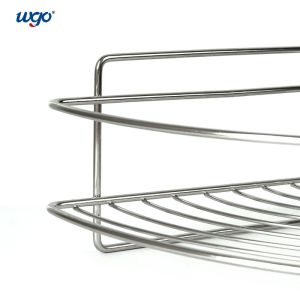 Nano WGO Corner Shower Caddy Rust Proof 10.1cm High Suction Fixed