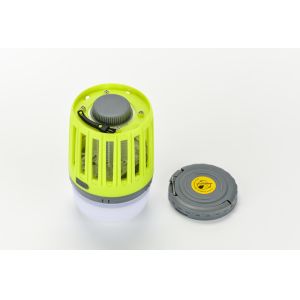 Multifunctional Solar Bug Zapper Green Electric Shock Mosquito Killing Lamp For