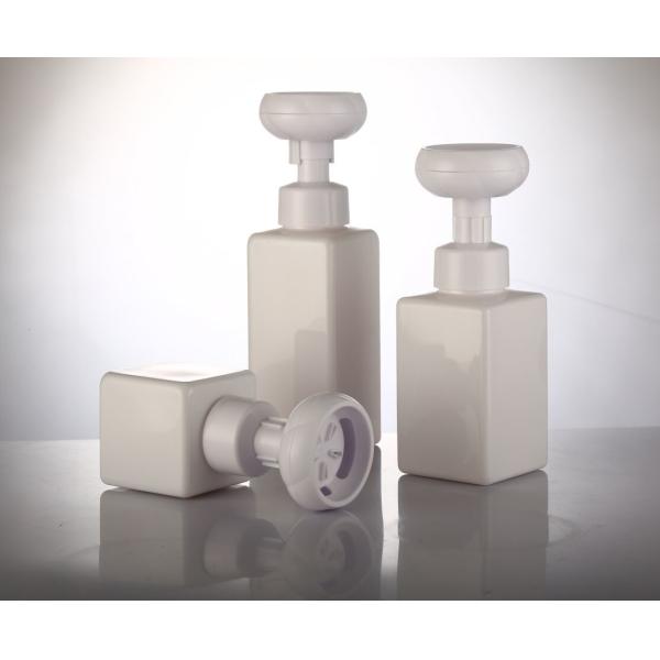 Square Shampoo And Conditioner Bottle Foam Pump Bottle Pump Top Dispenser 250ml