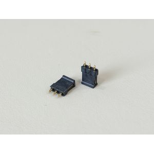 6.0H 2.00mm Pitch 1×3 Pin Header Connector, Single-Row Straight Type, Gold-Flash