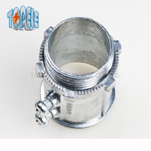 IEC 61386 25mm Connector EMT Aleacion Zinc EMT Connector Set Screw Type