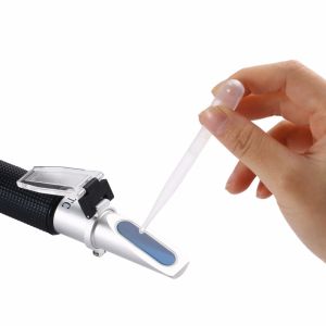 2017 hand held 0-80% Alcohol refractometer ATC spirits tester (single scales)
