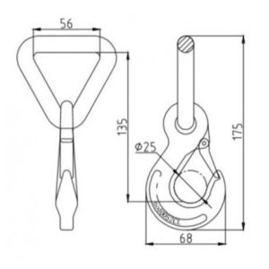 China 11000 Kg Ratchet Tie Down Straps Eye Sling Hooks And Customizable OEM/ODM Services For Secure Cargo Transportation on sale