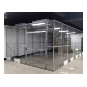 China Durable Softwall Clean Room With Plexiglass Wall , Aluminum Profile Frame on sale