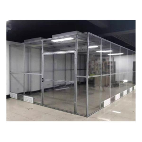 Quality Durable Softwall Clean Room With Plexiglass Wall , Aluminum Profile Frame wholesale