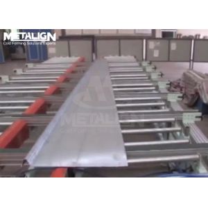 High Efficiency Silo Forming Machine For Slanted Metal Grain Silo Roof Panels