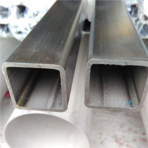 Sch 40 SS Round Pipe Tempered Square Rectangular 304 Stainless Steel Seamless