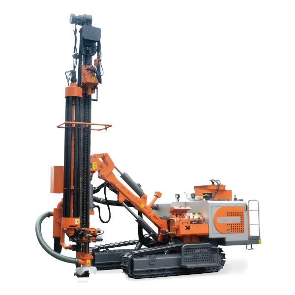 Quality 23m Drilling Depth Hydraulic Track DTH Drilling Rig 125HP Diesel Engine wholesale