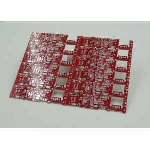 Red Solder Mask ENIG Double Sided PCB Design 2 Oz Copper Thickness For