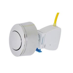 Flush Valve Cable Control With Chrome Plated Push Button Dual Flush For 2 PC