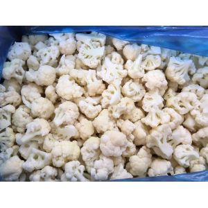 IQF Frozen Cauliflower, diameter range from 3.0 cm to 5.0 cm