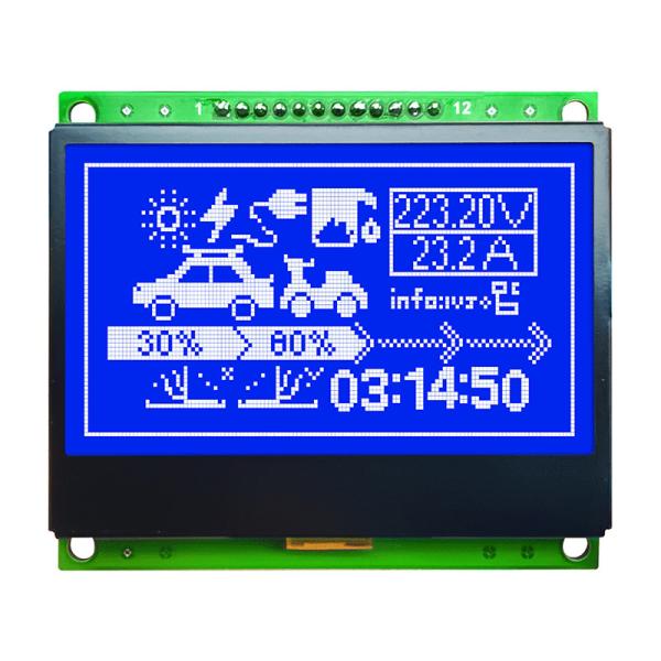 Quality 128X64 COB Graphic LCD Module FSTN Display With Negative Voltage wholesale