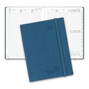 Custom 2023-2023 Planner Medium Night Blue Softcover With Hourly Schedule