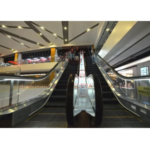 Three Cascade Vvvf Commercial Stair Escalator Steel 304 Structure